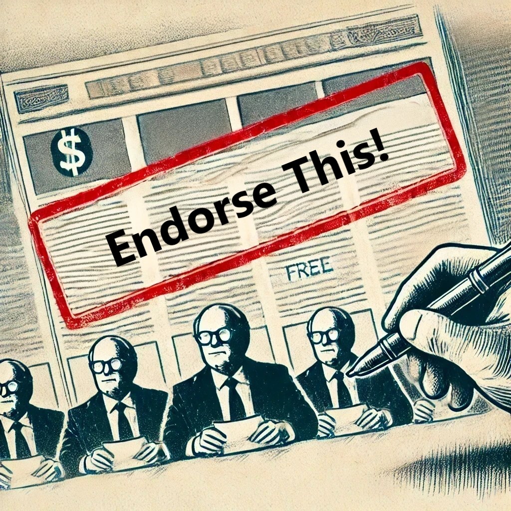 News Organizations that Endorse Politicians Disgrace the Free Press