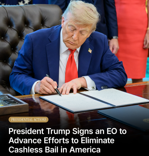 U.S. Executive Order Seeks to Eliminate Cashless Bail Nationwide to Enhance Public Safety